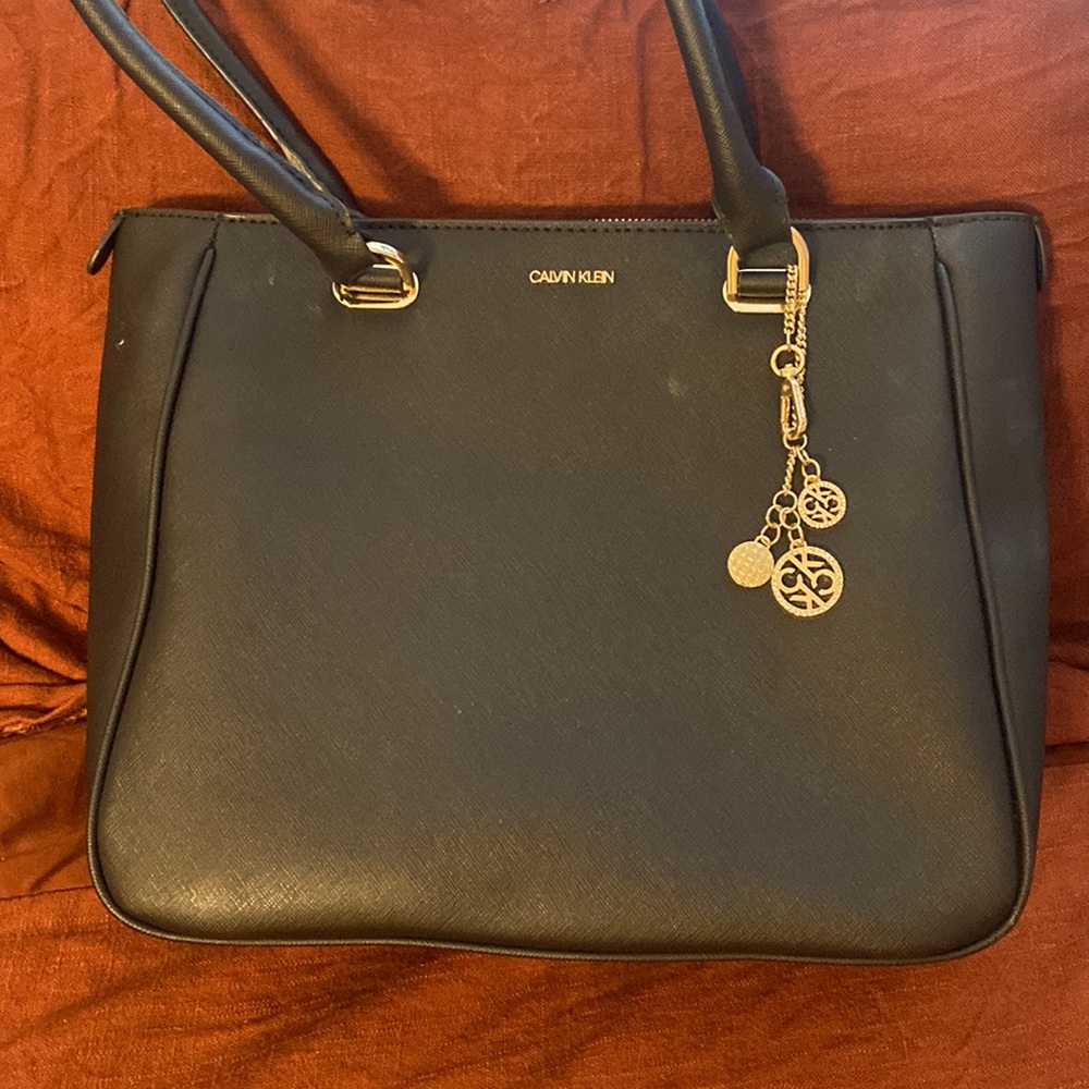 Small to mid size Calvin Klein purse